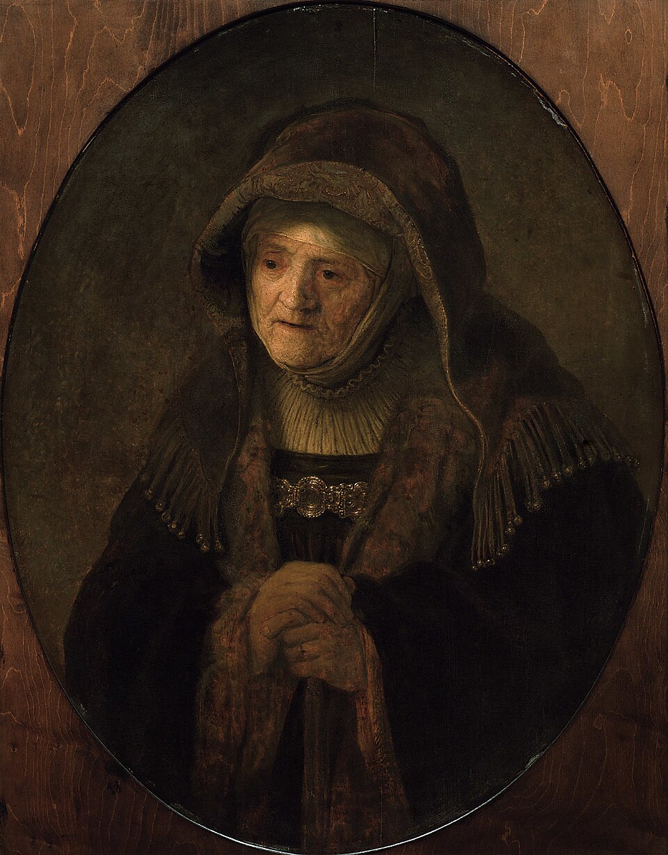 Portrait of an Old Woman by Rembrandt