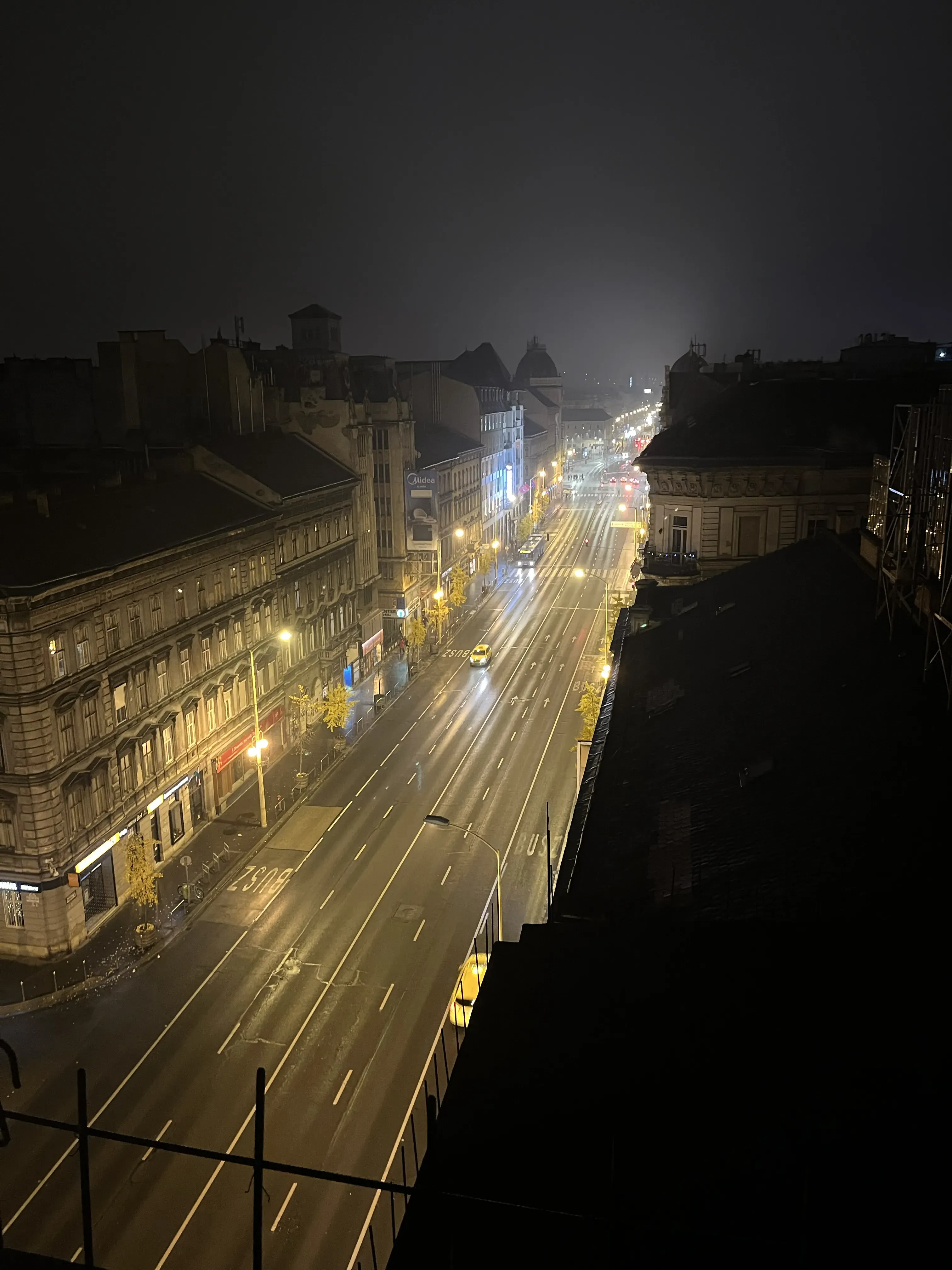 Sketchy Unfinished Building in Budapest